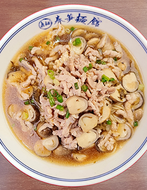 草菇肉丝面